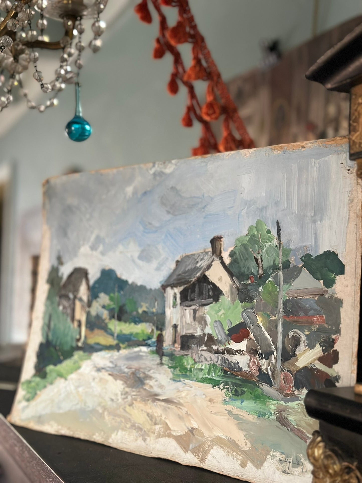 Oil on Thick Paper