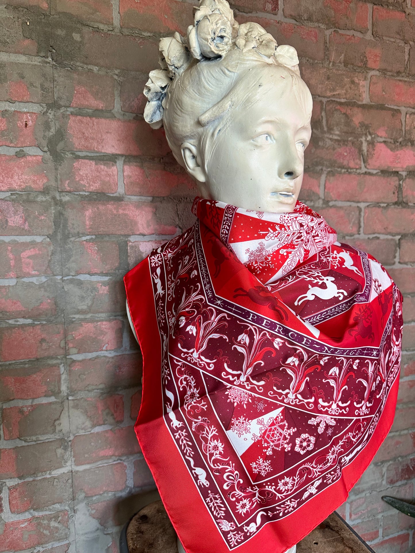 Authentic Hermès Scarf (Christmas Themed) | RETIRED