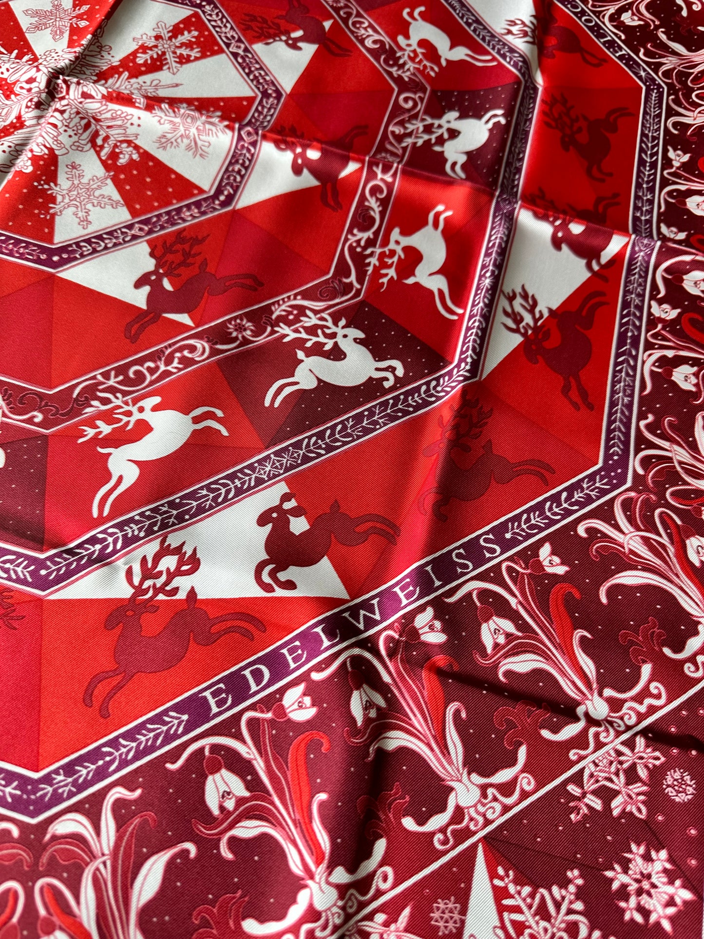 Authentic Hermès Scarf (Christmas Themed) | RETIRED