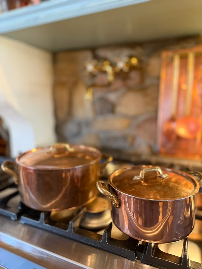 French Vintage Copper Stockpots – A Kitchen Essential