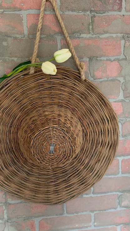 Wicker Garden Hat - LARGE
