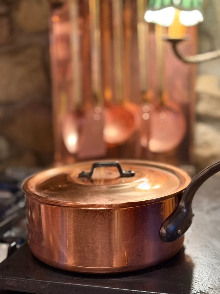 Pristine Vintage French Copper Saucepan – Never Used (Copy)