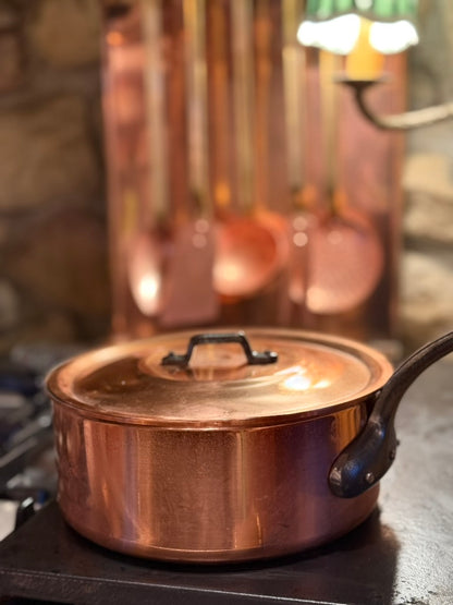 Pristine Vintage French Copper Saucepan – Never Used (Copy)