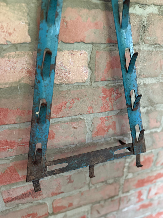 Blue Antique French Lid Rack