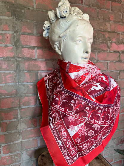 Authentic Hermès Scarf (Christmas Themed) | RETIRED