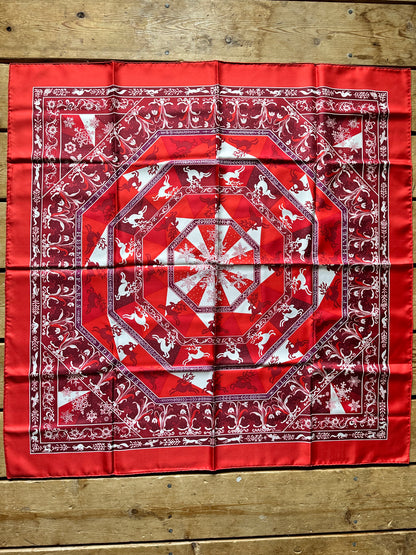 Authentic Hermès Scarf (Christmas Themed) | RETIRED