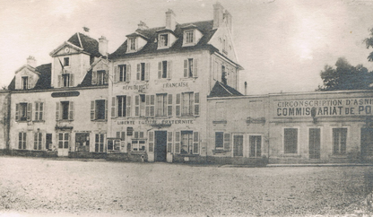 Commissariat Mairie d'Asnières Sur Seine | Large Oil on Board | 1956 | Signed